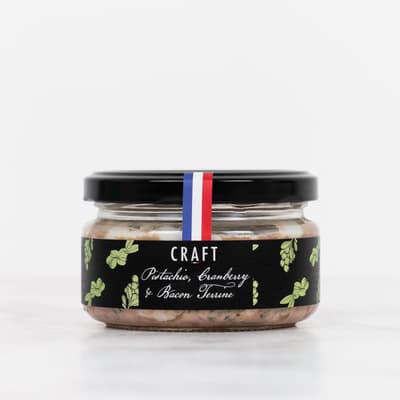 Craft Bacon, Cranberry, Pistachio Terrine 150g