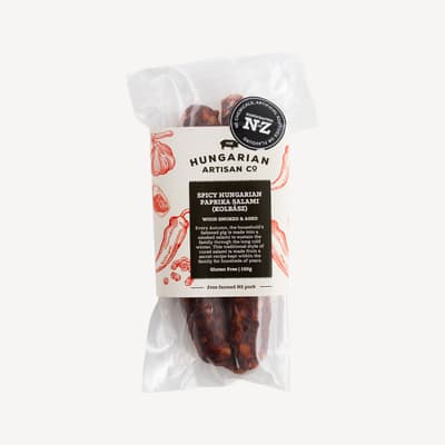 The Hungarian Artisan Co Spicy Hungarian Paprika Salami 150g