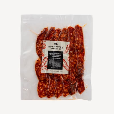 The Hungarian Artisan Co Spicy Hungarian Salami Sliced 80g
