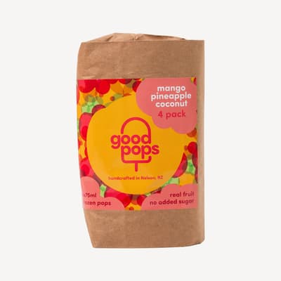 Goodpops Mango Pineapple Coconut Pop 4pk