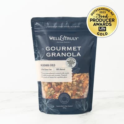 Well & Truly Macadamia Gold Gourmet Granola 350g