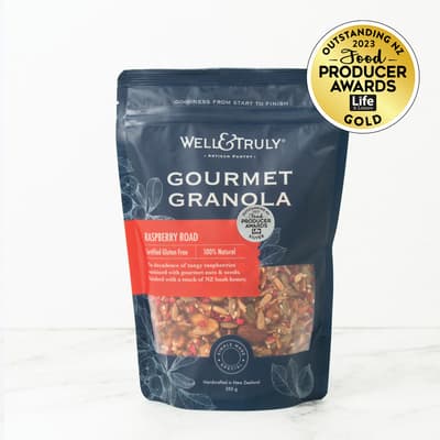 Well & Truly Raspberry Road Gourmet Granola 350g