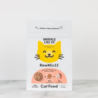 Animals Like Us Rawblend33 Cat Food Ocean Fish 450g