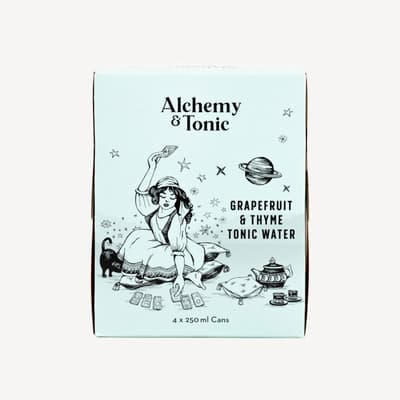 Alchemy & Tonic Grapefruit Thyme Tonic 4 Pack Cans