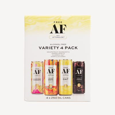 Free Af Mixed Pack 0% 250ml x 4pk