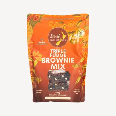 Secret Kiwi Triple Fudge Brownie Mix 620g
