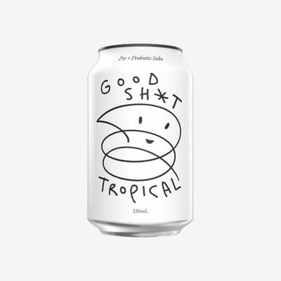 Good Sh*t Pre+Probiotic Soda Tropical 330ml