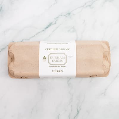 Durham Farms Organic Eggs 12 Pack