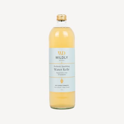 Wildly Delicious Water Kefir Peppermint Lime Kawakawa 750ml