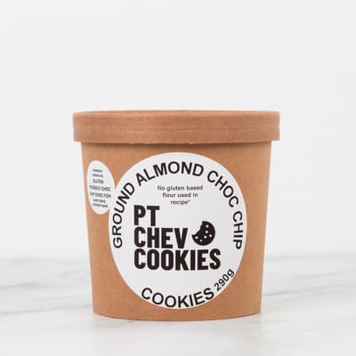 Pt Chev Cookies Ground Almond Choc Chip Tub 5 Pack