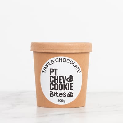 Pt Chev Cookies Triple Chocolate Cookie Bites 100g