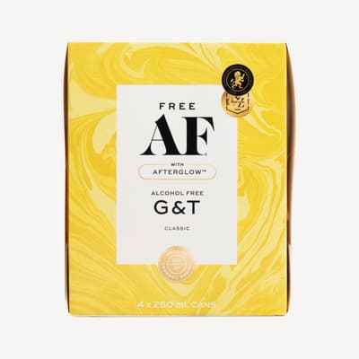 Free Af Gin & Tonic Classic 0% 250ml x 4pk