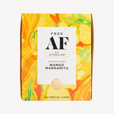 Free Af Margarita Mango 0% 250ml x 4pk