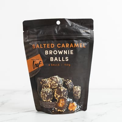 Loaf Salted Caramel Brownie Balls 150g