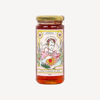 Apostle Saint Valentine - Lavender & Rosemary Hot Honey 320g