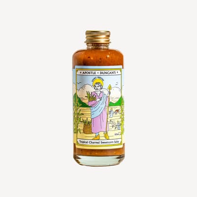 Apostle Saint Isidore Tropical Charred Sweetcorn Salsa 150g
