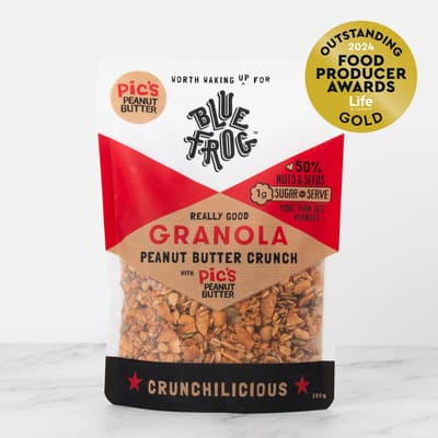 Blue Frog Pics Peanut Butter Crunch Granola 350g