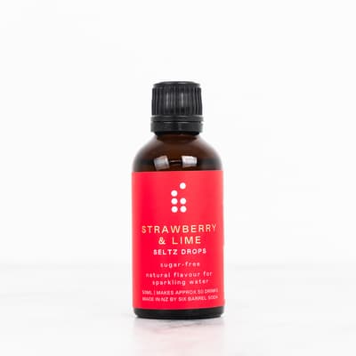 Six Barrel Strawberry And Lime Seltz Drops 50ml