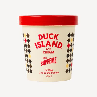 Duck Island Supreme Coffee Choc Ice Cream 472ml