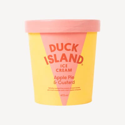Duck Island Apple Pie & Custard Ice Cream 472ml