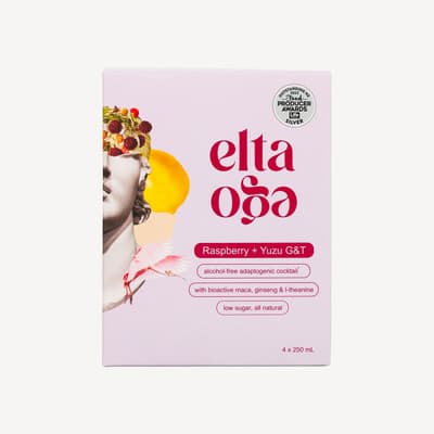 Elta Ego Raspberry Yuzu g&t 0% 4 Pack
