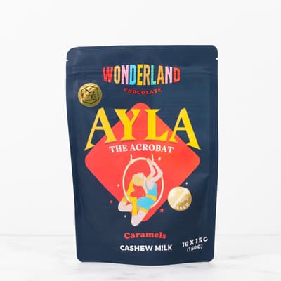Wonderland Plain Caramels In Cashew Milk Chocolate150g