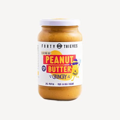 Forty Thieves Peanut Butter Crunchy 375g