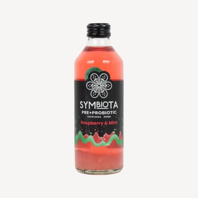 Symbiota Probiotic Kefir Soda Raspberry And Mint 300ml