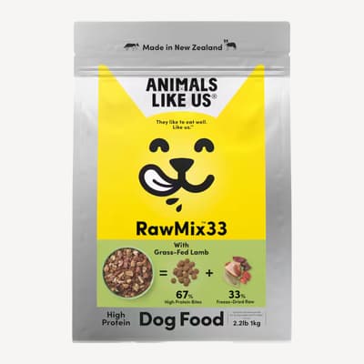 Animals Like Us Rawmix33 With Grass Fed Lamb Dog Food 1 Kg