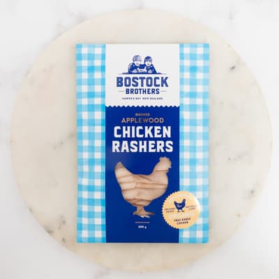 Bostock Brothers Organic Chicken Rasher 250g
