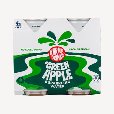 Karma Green Apple Sparkling juice 4pk