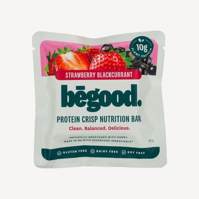 Begood Strawberry Blackcurrant Protein Crisp Bar