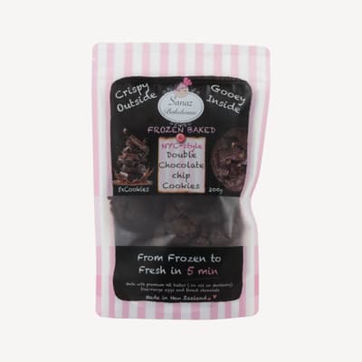 Sanaz Bakehouse Double Choc Chip Cookies 200g