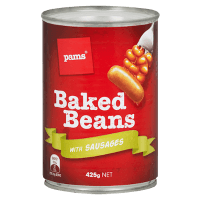Baked Beans With Sausages (425g)