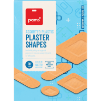 Assorted Plastic Plaster Shapes (30pk)