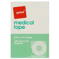 Medical Tape 25mm with Dispenser (9.1m)