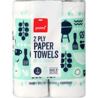 Prints 2Ply Paper Towels (2 x 60 Sheets)