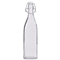 Square Glass Water Bottle (ea)
