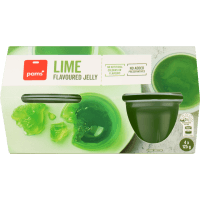 Lime Flavoured Jelly Cups (4 x 125g)