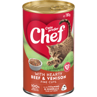 Hearty Beef & Venison Fine Cuts Cat Food (700g)