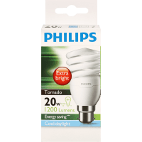 Tornado 20w Cool Daylight Bayonet Bulb (1pk)
