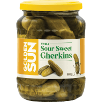Whole Sour Sweet Gherkins (680g)