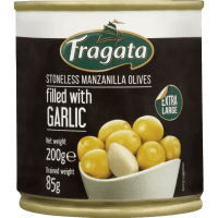 Stoneless Manzanillo Olives filled With Garlic (200g)