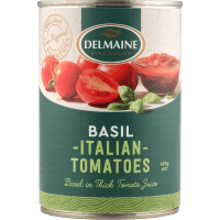 DIced Italian Tomatoes With Basil (400g)