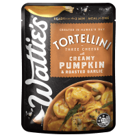 Three Cheese With Creamy Pumpkin & Roasted Garlic Tortellini (350g)
