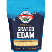 Mild & Creamy Edam Grated Cheese (400g)