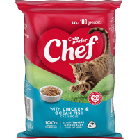 Chicken & Ocean Fish Casserole Pouches Cat Food (4 x 100g)