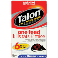 Rat & Mouse Killer Pest Control 6 Pellet Trays (150g)