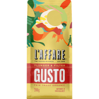 Gusto Plunger & Filter Fair Trade Organic Coffee (200g)