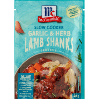 Slow Cooker Garlic & Herb Lamb Shanks Recipe Base (40g)